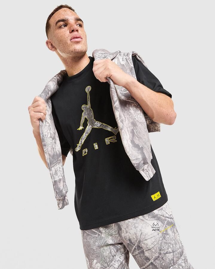 Jordan Realtree Infill T-Shirt Zwart- Heren Zwart