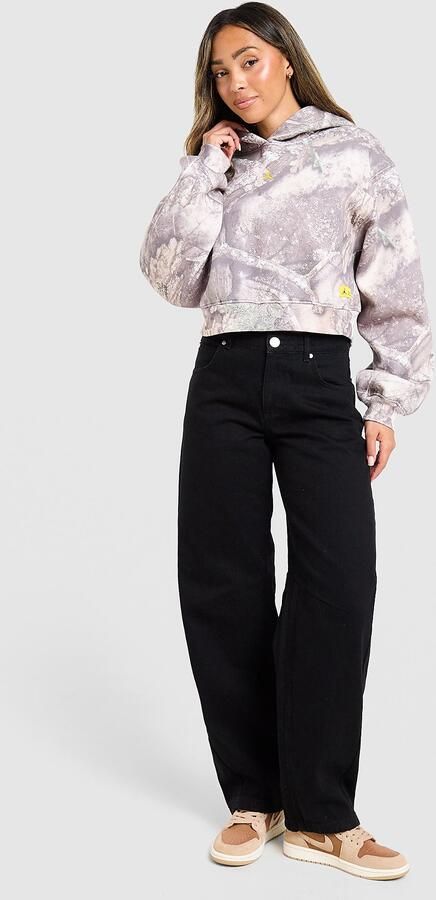 Jordan Reealtree Hoodie Bruin- Dames Bruin