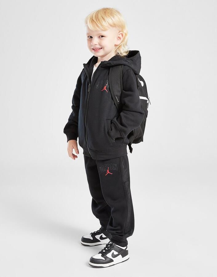 Jordan Ripstop Full Zip Arch Logo Tracksuit Children Zwart