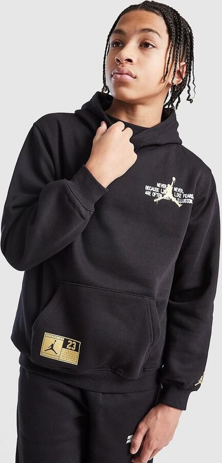 Jordan Stamp Hoodie Junior Zwart