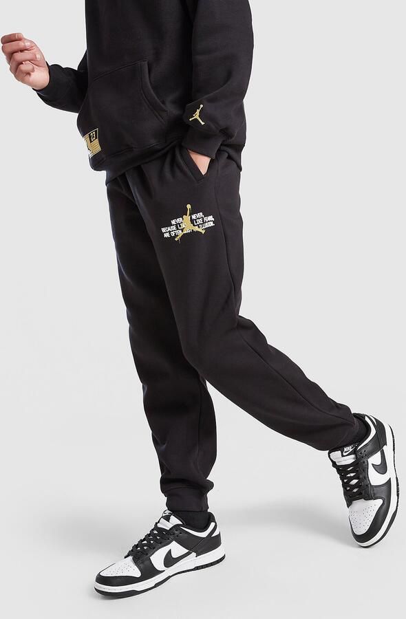 Jordan Stamp Joggers Junior Zwart