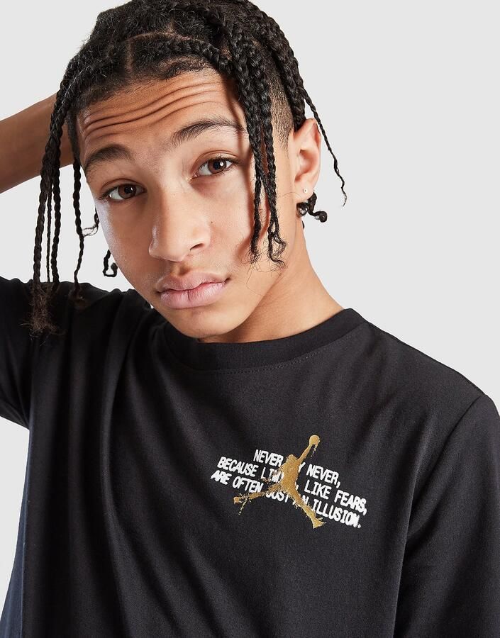 Jordan Stamp T-Shirt Junior Zwart