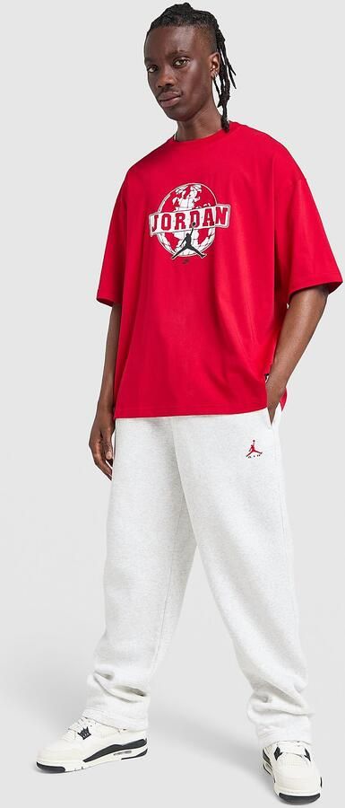 Jordan Statement Fleece Open Hem Joggers Grijs- Heren Grijs