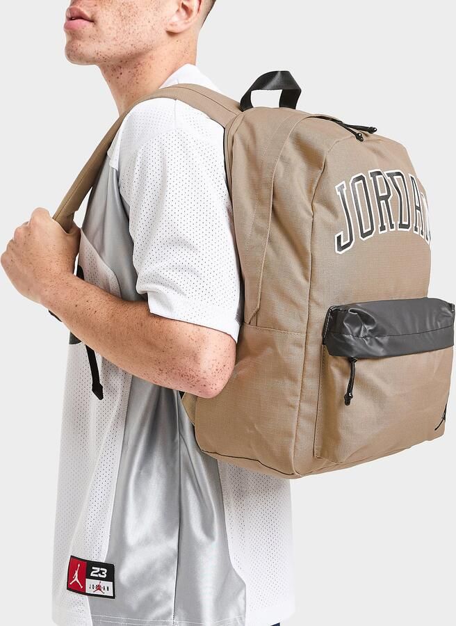 Jordan Wordmark Backpack Beige- Dames Beige