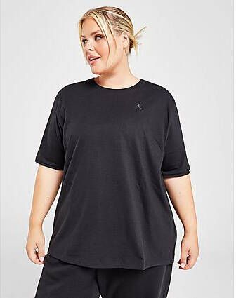 Jordan Plus Size Essential T-Shirt Black- Dames