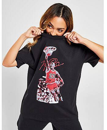 Jordan Sport Graphic T-Shirt Black Stealth- Dames