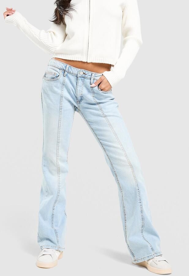 Juicy Couture Diamante Cross Jeans Blauw- Dames Blauw
