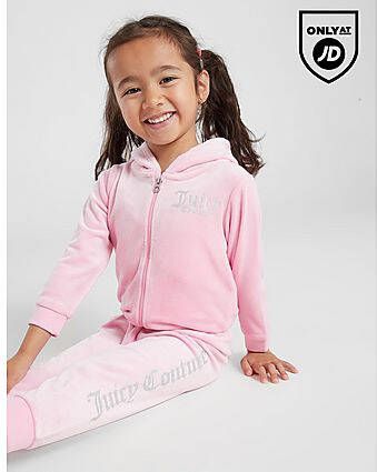Juicy Couture Velour Full Zip Hooded Tracksuit Infant Pink Kind