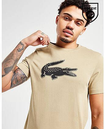Lacoste Croc T-Shirt Beige- Heren