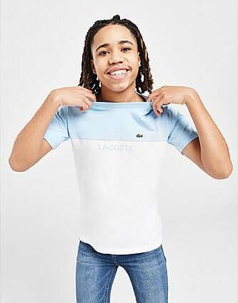 Lacoste Cut and Sew T-Shirt Junior White Kind