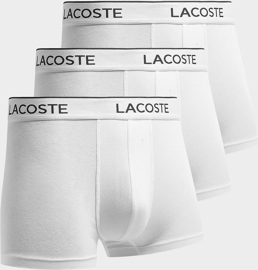 Lacoste 3-Pack Boxers Wit- Heren Wit