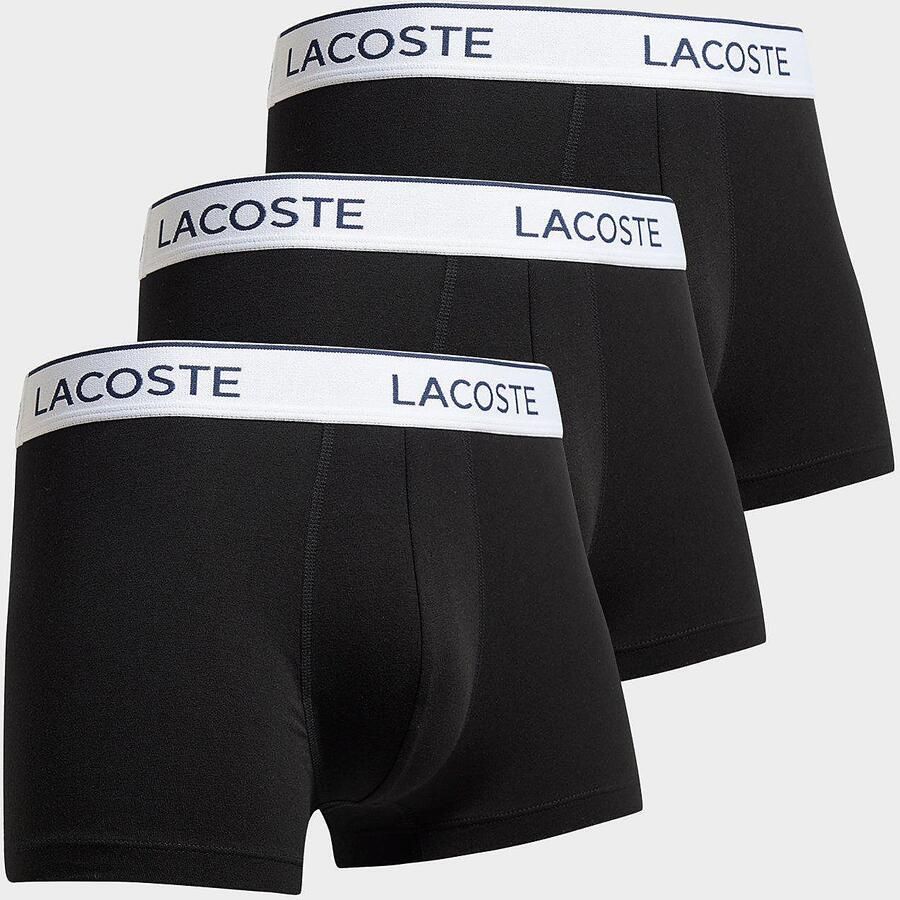 Lacoste Boxers Katoenen stretchstrunks van 3 stuks