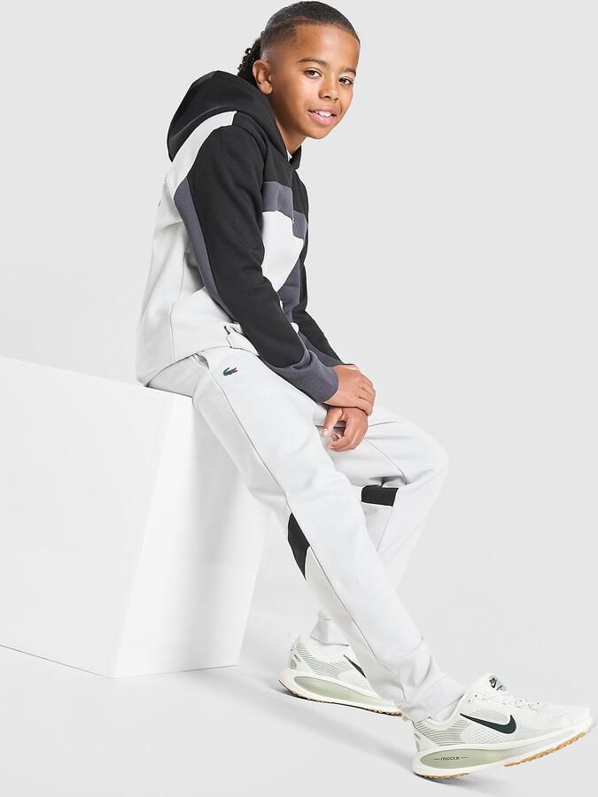 Lacoste Colour Block Fleece Joggers Junior Grijs Kind Grijs