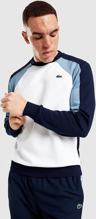 Lacoste Colour Block Sweatshirt Blauw- Heren Blauw
