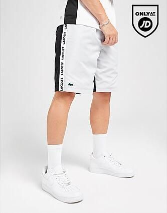 Lacoste Colour Block Tape Shorts Grey- Heren Grey
