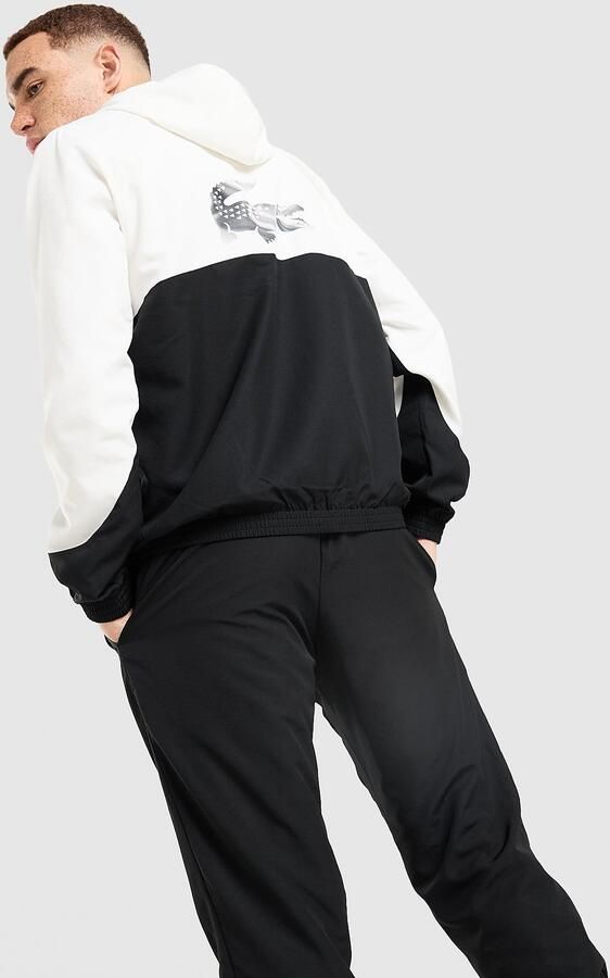Lacoste Colour Block Woven Tracksuit Zwart- Heren Zwart