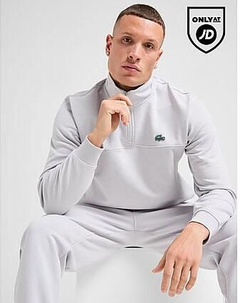 Lacoste Core 1 2 Zip Sweatshirt Grey- Heren Grey