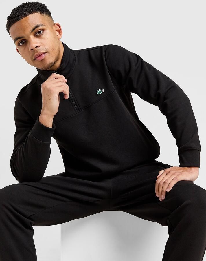 Lacoste Core 1 2 Zip Sweatshirt Zwart- Heren Zwart - Foto 4
