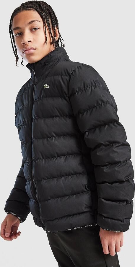 Lacoste Core Puffer Jacket Junior Zwart Kind Zwart