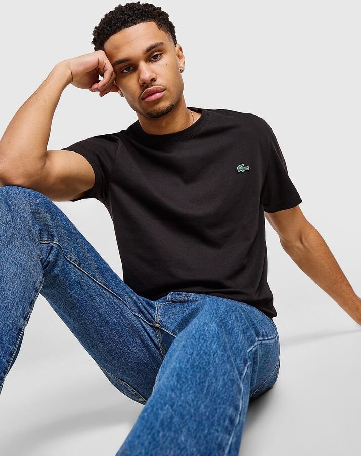 Lacoste Core T-Shirt Zwart- Heren Zwart