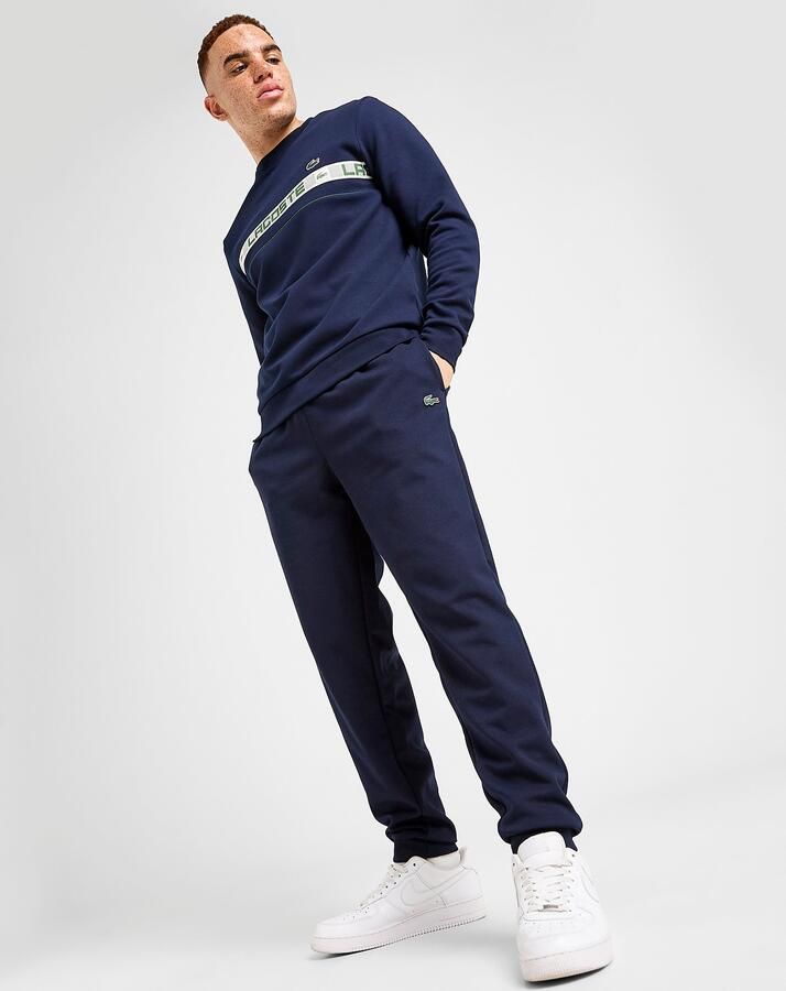 Lacoste Double Knit Joggers Blauw- Heren Blauw