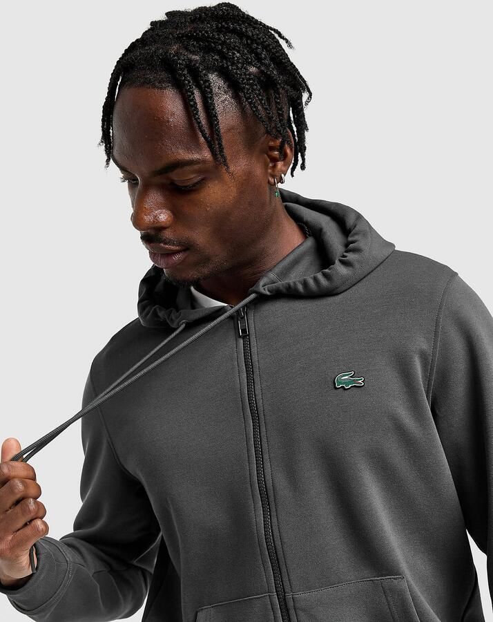 Lacoste Full Zip Fleece Hoodie Grijs- Heren Grijs