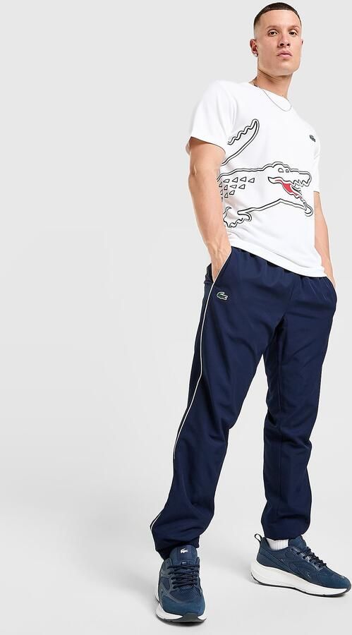 Lacoste Reverse Croc Track Pants Blauw- Heren Blauw