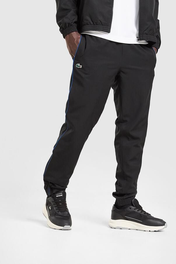 Lacoste Reverse Croc Track Pants Zwart- Heren Zwart