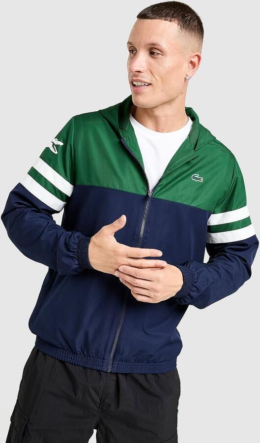 Lacoste Sleeve Croc Full Zip Jacket Groen- Heren Groen