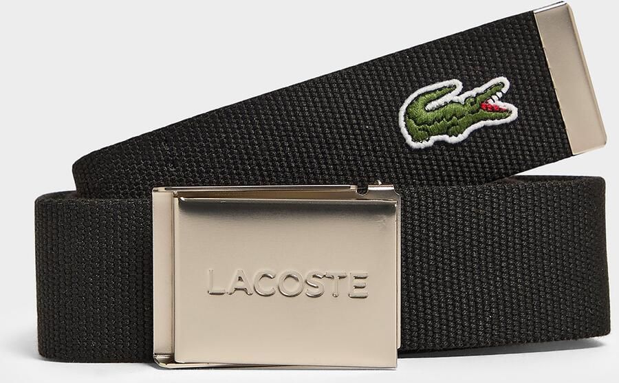 Lacoste Riem Gegraveerde gespgeweven riem