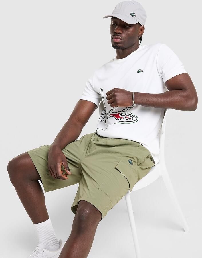Lacoste Woven Cargo Shorts Groen- Heren Groen