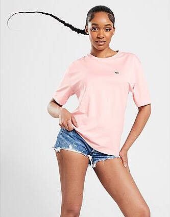 Lacoste Small Logo T-Shirt Pink- Dames