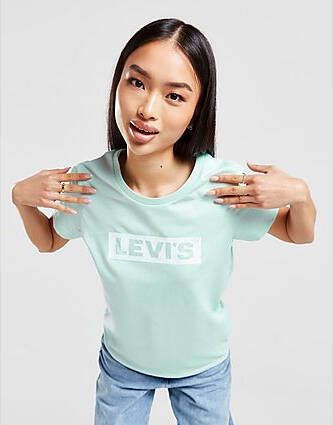 Levis Levi's Box Tab T-Shirt Blue- Dames