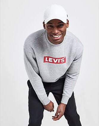 Levis Levi's Boxtab Crew Sweatshirt Grey- Heren