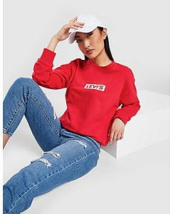 Levis Levi's Boxtab Sweater Dames Red- Dames
