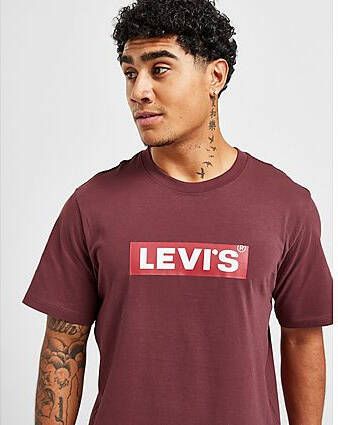 Levis Levi's Boxtab T-Shirt Red- Heren