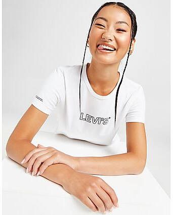 Levis LEVI'S Graphic Rickie T-Shirt White- Dames