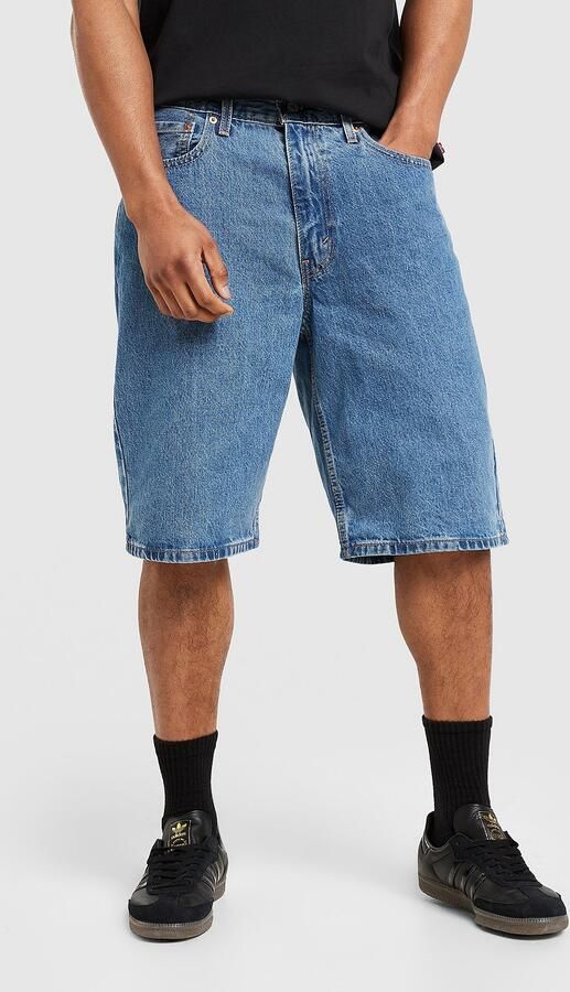 Levi's loose fit korte jeans van puur katoen model '469' - Foto 3