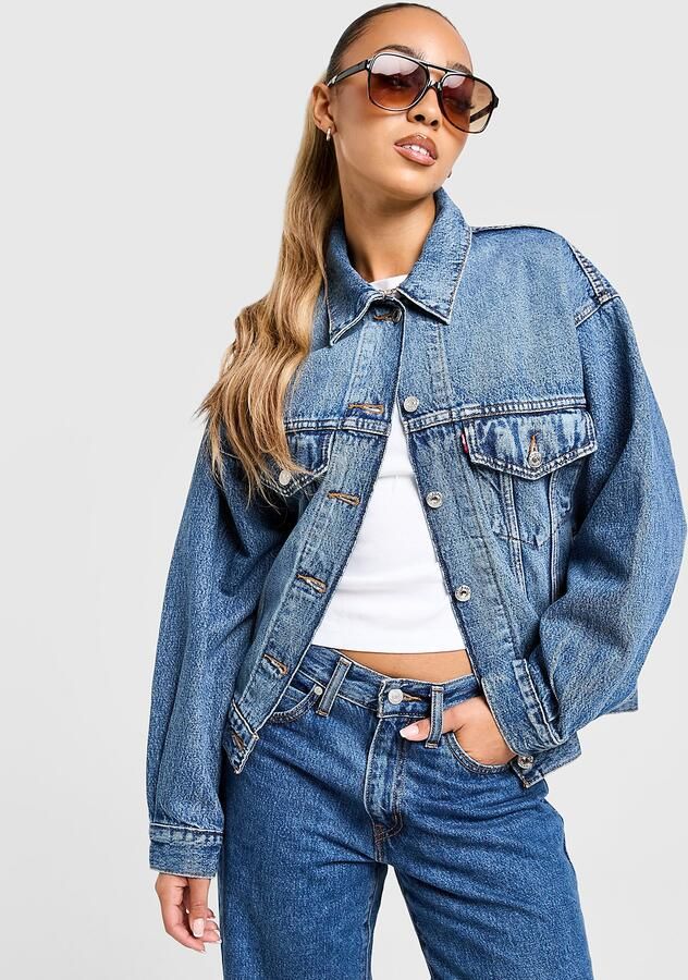 Levis LEVI'S 90s Trucker Jacket Blauw- Dames Blauw - Foto 3