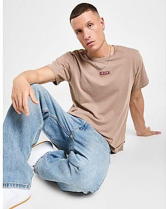 Levis LEVI'S Baby Tab T-Shirt Brown- Heren Brown