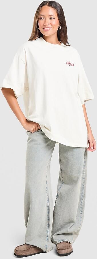 Levis LEVI'S Cafe T-Shirt Wit- Dames Wit