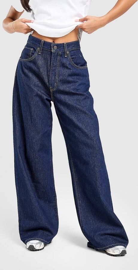 Levis LEVI'S Cinch Baggy Jeans Blauw- Dames Blauw