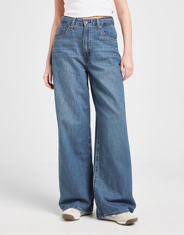 Levis LEVI'S Cinch Baggy Jeans Blauw- Dames Blauw