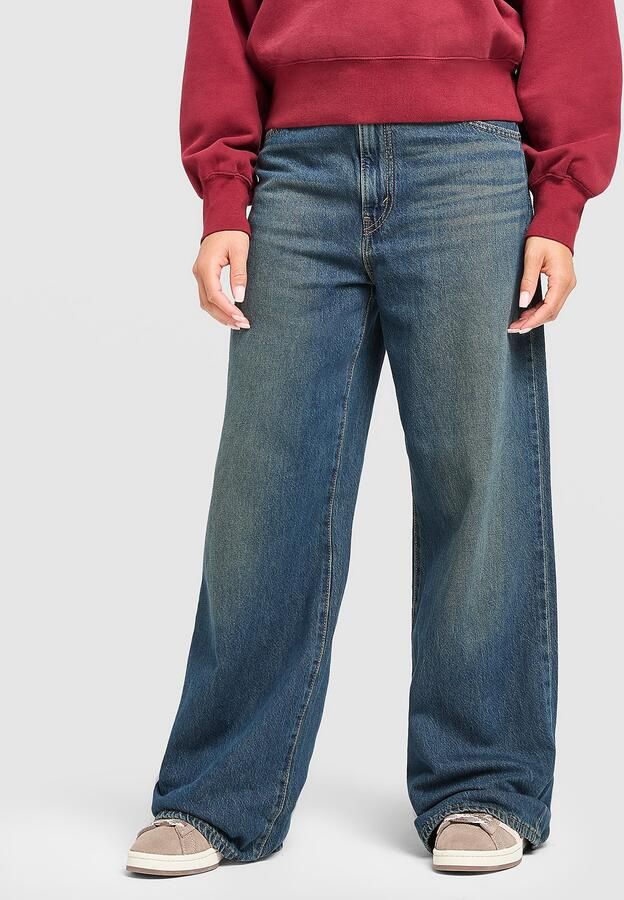 Levis LEVI'S Cinch Baggy Jeans Blauw- Dames Blauw