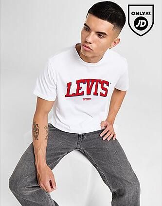 Levis LEVI'S Collegiate T-Shirt White- Heren White