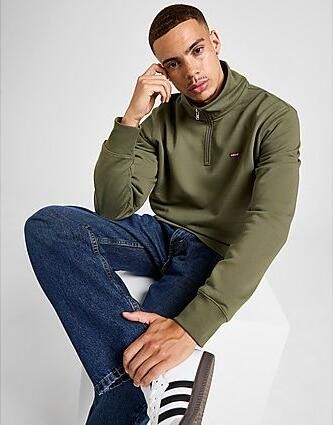 Levi's Sweatshirt ORIGINAL HM 1 4 ZIP met troyer-kraag en logo-borduring - Foto 3