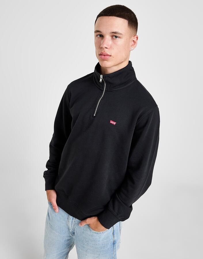 Levi's Sweatshirt ORIGINAL HM 1 4 ZIP met troyer-kraag en logo-borduring - Foto 6