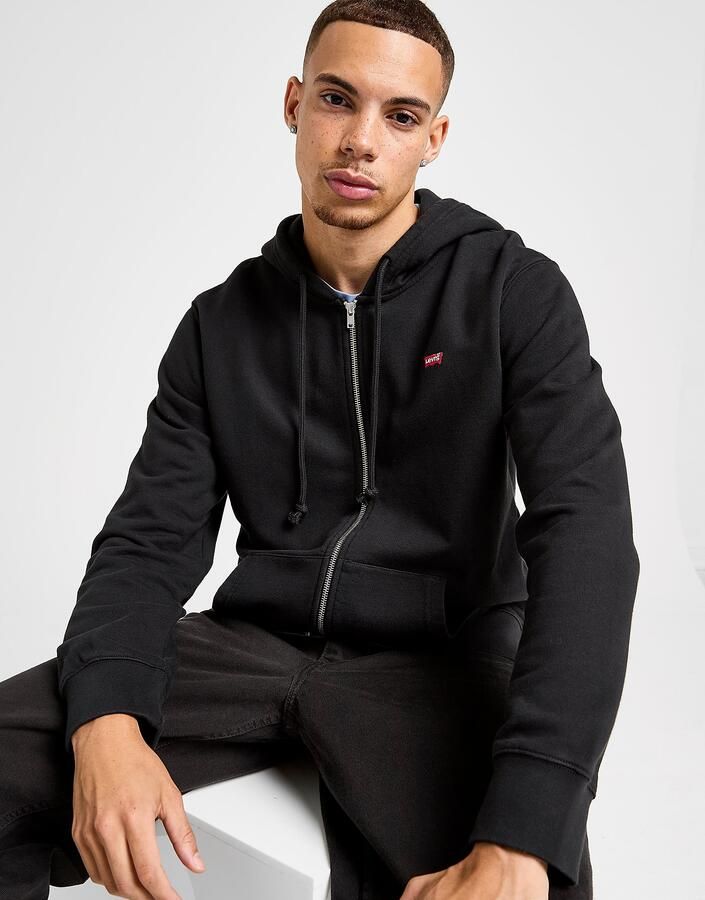 Levi's Capuchonsweatvest NEW ORIGINAL ZIP UP met logo-borduring en kangoeroezak - Foto 5