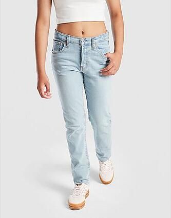 Levis Levi's Kids 501 ORIGINAL regular fit jeans luxor last Blauw Meisjes Stretchdenim 158 - Foto 5