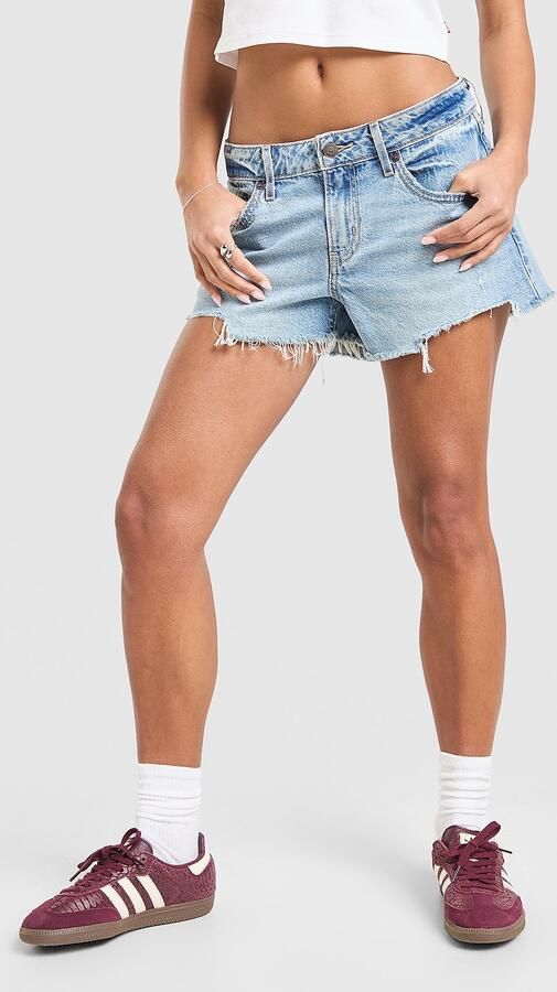 Levis LEVI'S Low Shorts Blauw- Dames Blauw - Foto 2